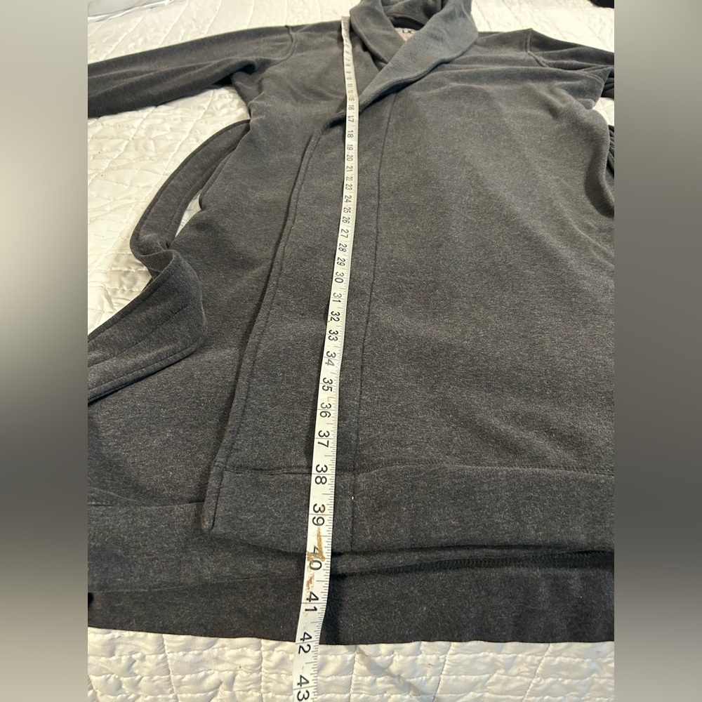 UGG Duffield Shawl Collar Robe – Super Soft Fleece – Gray – Size XL - Picture 9 of 9